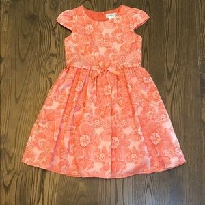 Coral Little Angels Floral Formal Dress Size 8